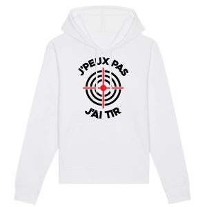 Sweat Capuche Adulte J’peux pas j’ai tir