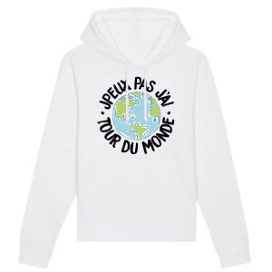 Sweat Capuche Adulte J’peux pas j’ai tour du monde