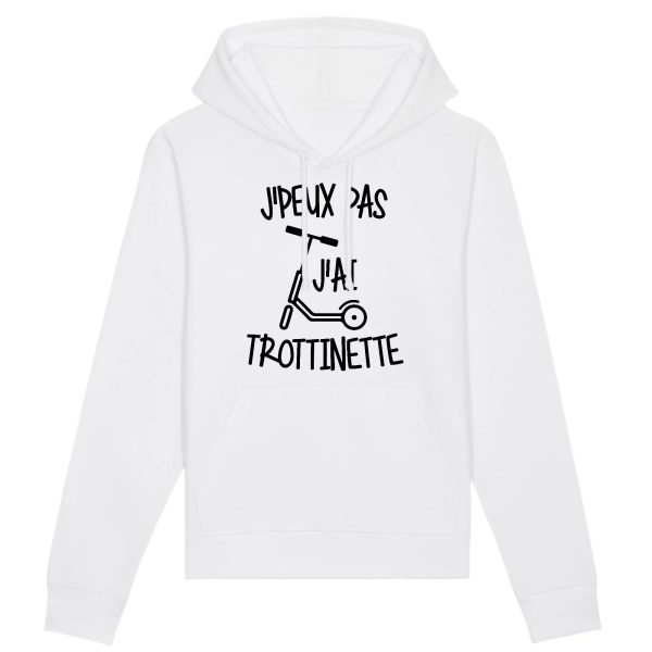 Sweat Capuche Adulte J’peux pas j’ai trottinette