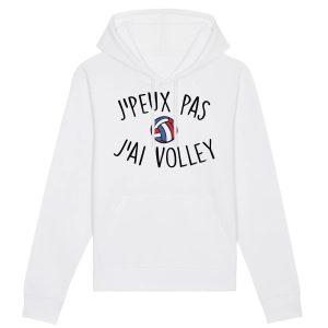 Sweat Capuche Adulte J’peux pas j’ai volley