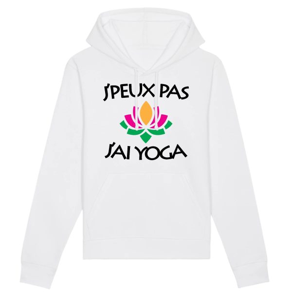 Sweat Capuche Adulte J’peux pas j’ai yoga