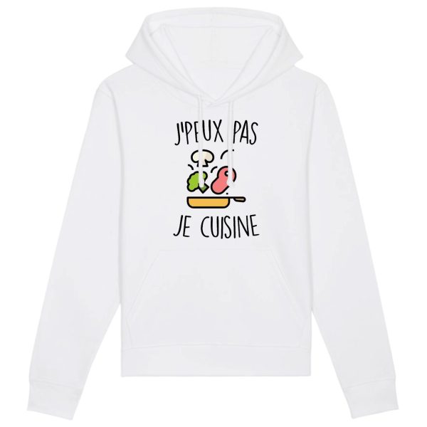 Sweat Capuche Adulte J’peux pas je cuisine