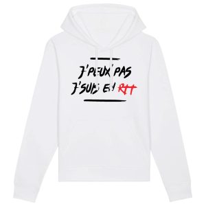 Sweat Capuche Adulte J’peux pas j’suis en RTT