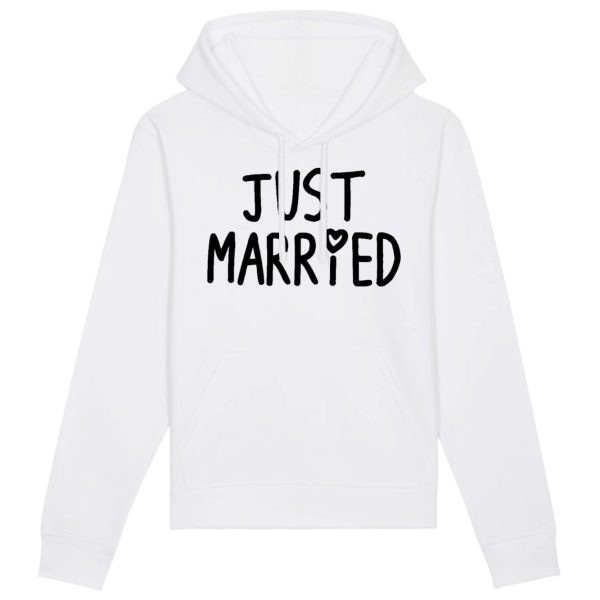 Sweat Capuche Adulte Just married