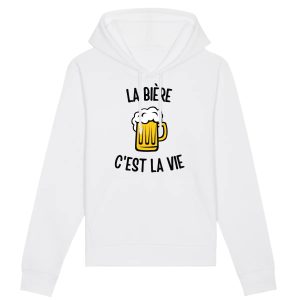Sweat Capuche Adulte La biere c’est la vie