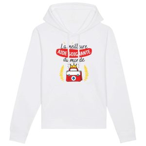 Sweat Capuche Adulte La meilleure aide soignante du monde
