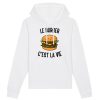Sweat Capuche Adulte Le burger c’est la vie