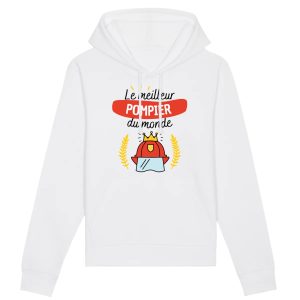 Sweat Capuche Adulte Le meilleur pompier du monde