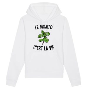 Sweat Capuche Adulte Le mojito c’est la vie
