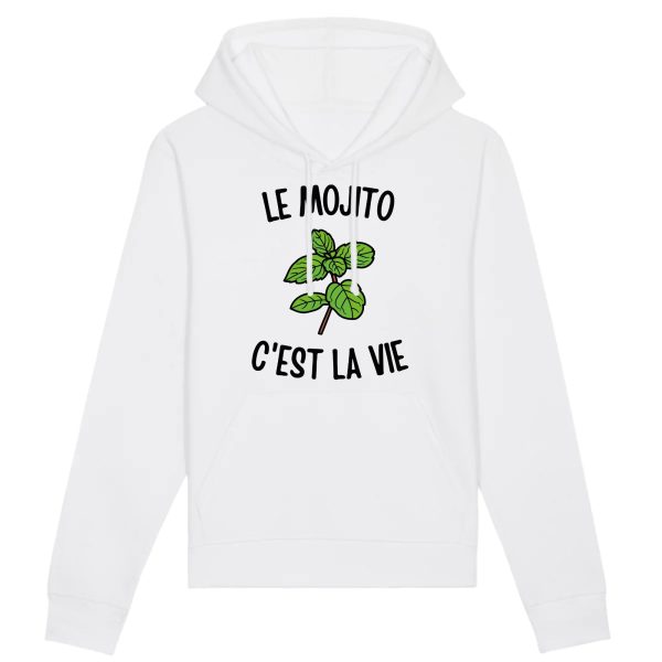 Sweat Capuche Adulte Le mojito c’est la vie