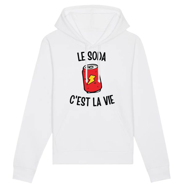 Sweat Capuche Adulte Le soda c’est la vie