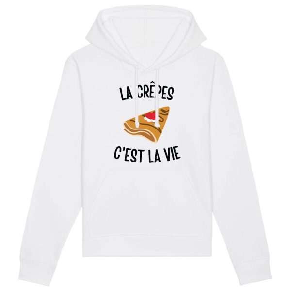 Sweat Capuche Adulte Les crepes c’est la vie