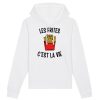 Sweat Capuche Adulte Les frites c’est la vie
