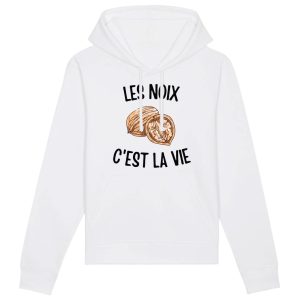 Sweat Capuche Adulte Les noix c’est la vie