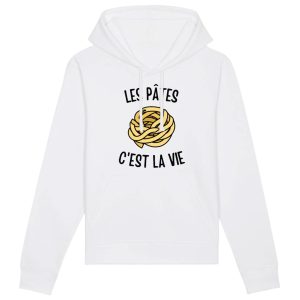 Sweat Capuche Adulte Les pates c’est la vie