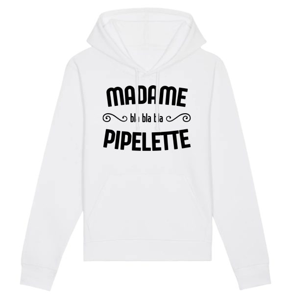 Sweat Capuche Adulte Madame pipelette