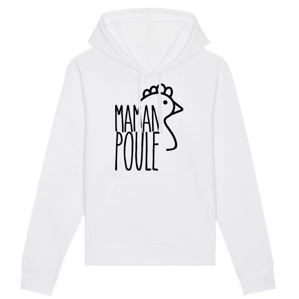 Sweat Capuche Adulte Maman poule