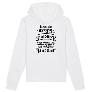 Sweat Capuche Adulte Maman tatouee