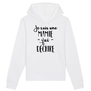 Sweat Capuche Adulte Mamie qui dechire