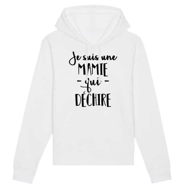 Sweat Capuche Adulte Mamie qui dechire