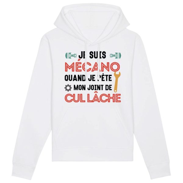 Sweat Capuche Adulte Mecano mon joint de cul lache