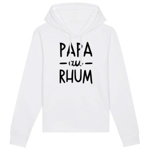 Sweat Capuche Adulte Papa au rhum