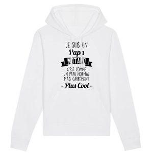 Sweat Capuche Adulte Papa motard