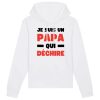 Sweat Capuche Adulte Papa qui dechire
