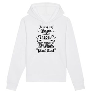 Sweat Capuche Adulte Papa tatoue