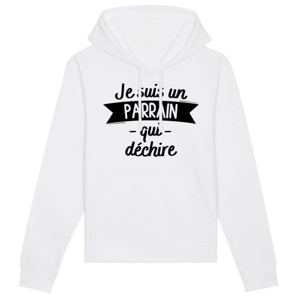 Sweat Capuche Adulte Parrain qui dechire