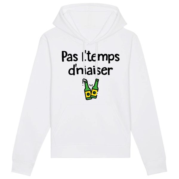 Sweat Capuche Adulte Pas l’temps d’niaiser