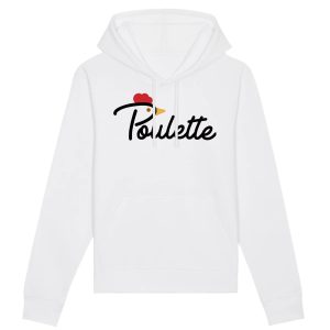 Sweat Capuche Adulte Poulette