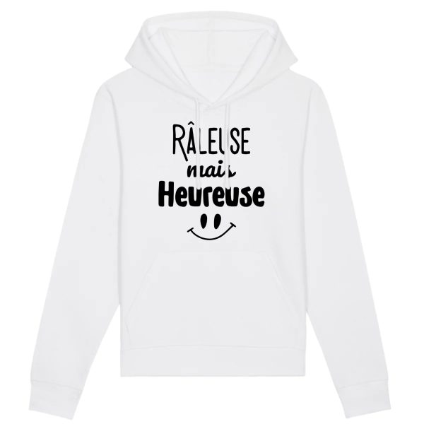 Sweat Capuche Adulte Raleuse mais heureuse