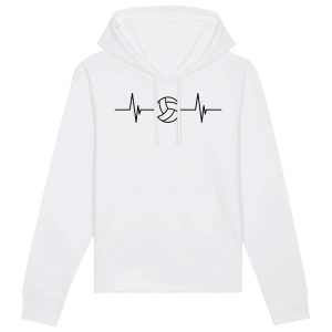 Sweat Capuche Adulte Rythme cardiaque volley