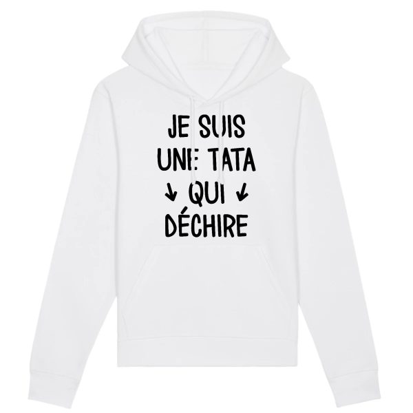 Sweat Capuche Adulte Tata qui dechire