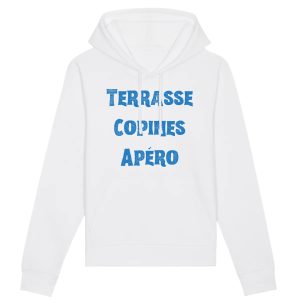 Sweat Capuche Adulte Terrasse copines apero