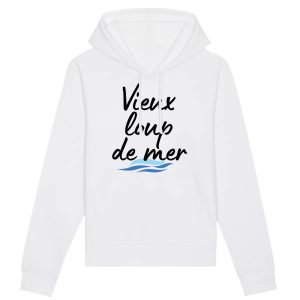 Sweat Capuche Adulte Vieux loup de mer