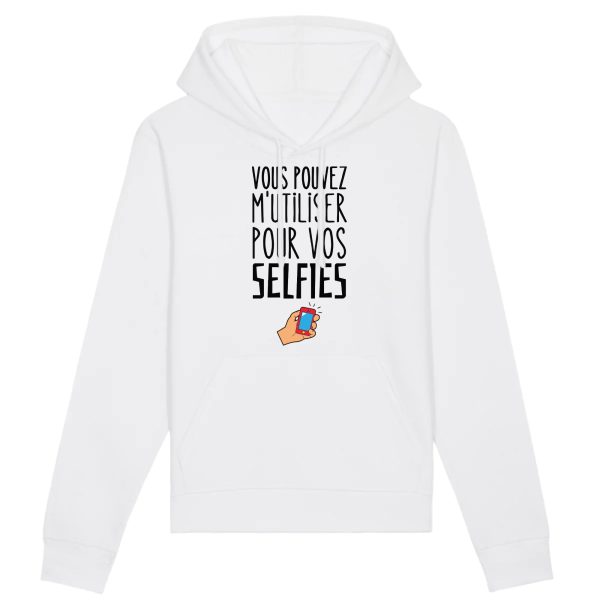 Sweat Capuche Adulte Vous pouvez m’utiliser pour vos selfies