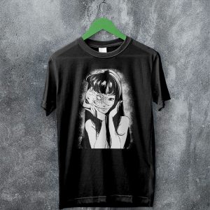 Tomie Junji Ito Uzumaki Manga T-Shirt Tomie Junji Ito Shirt Anime Shirt