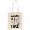 Tote bag A Grenoble on a les boules
