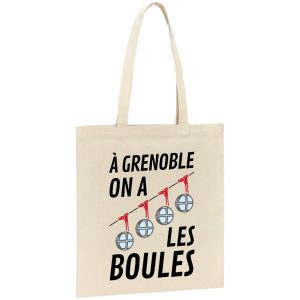 Tote bag A Grenoble on a les boules