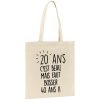 Tote bag Anniversaire 20 ans