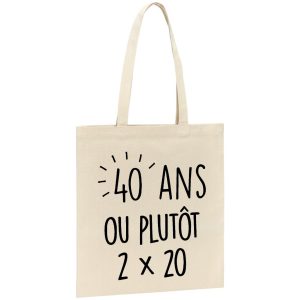 Tote bag Anniversaire 40 ans