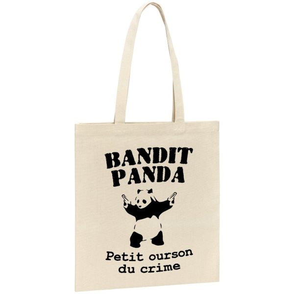 Tote bag Bandit panda