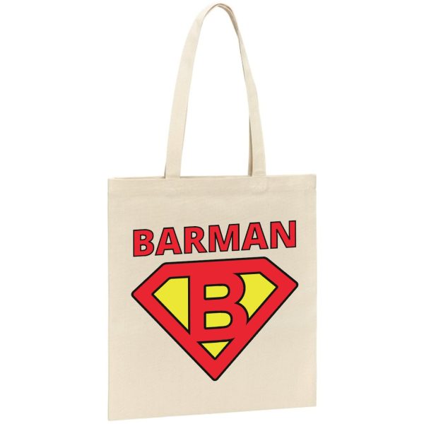 Tote bag Barman