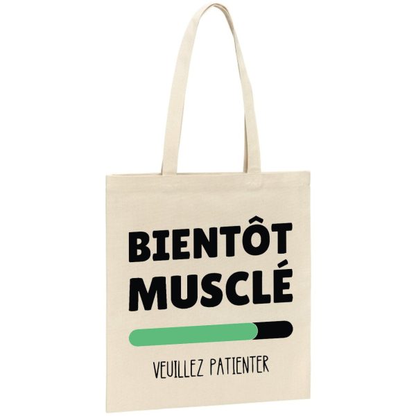 Tote bag Bientot muscle