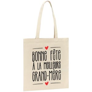 Tote bag Bonne fete a la meilleure grand-mere