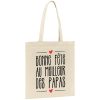 Tote bag Bonne fete au meilleur des papas