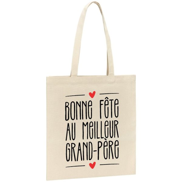 Tote bag Bonne fete au meilleur grand-pere