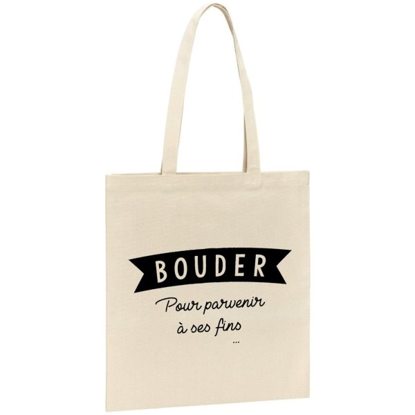 Tote bag Bouder pour parvenir a ses fins